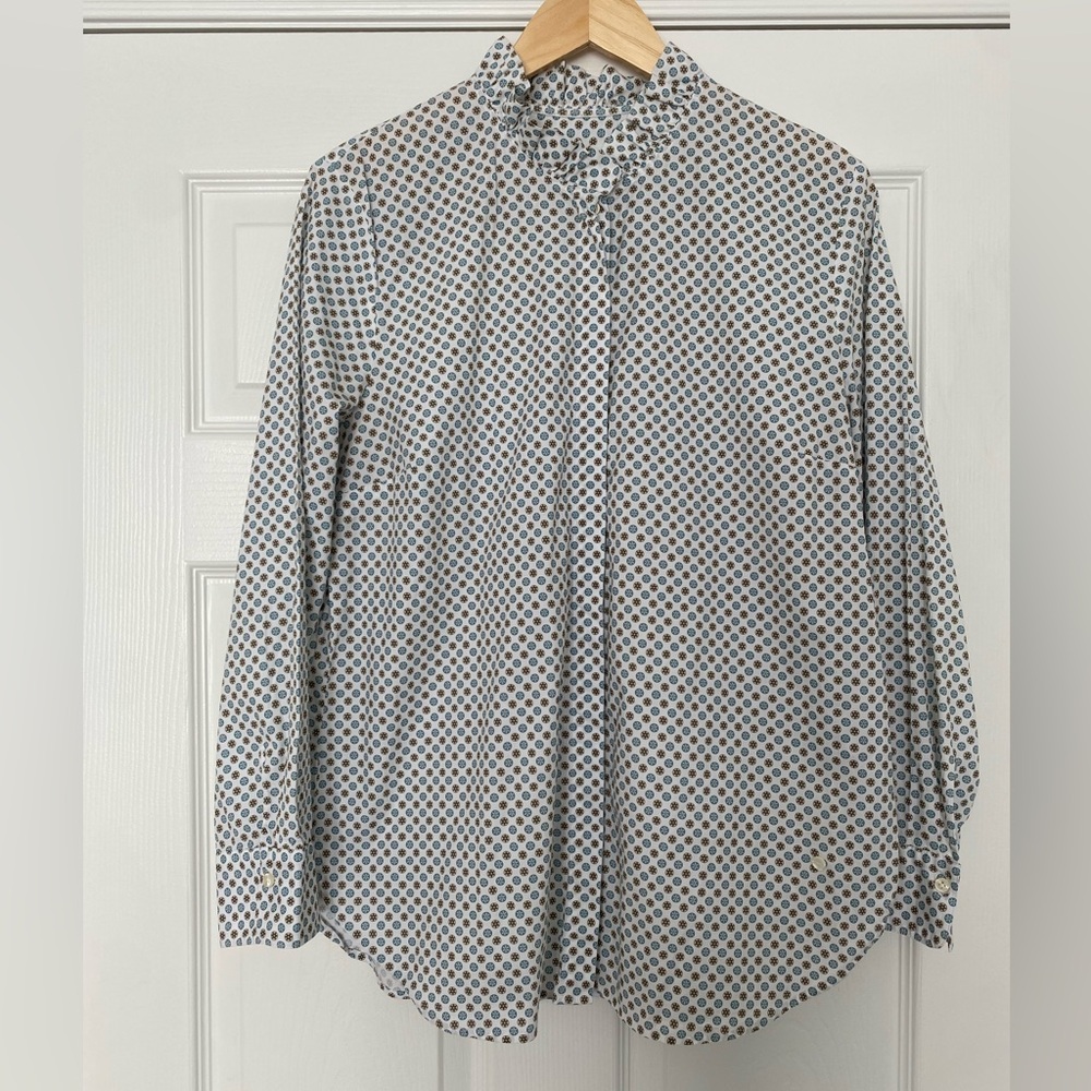 Brax Women’s Ruffle Collar Blouse Size 12